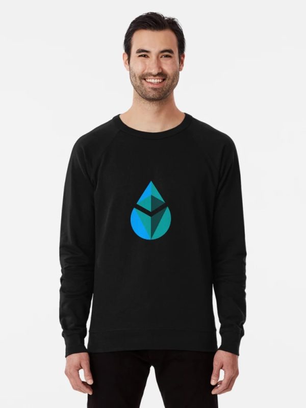 Lido stETH Crypto Logo Lightweight Sweatshirt