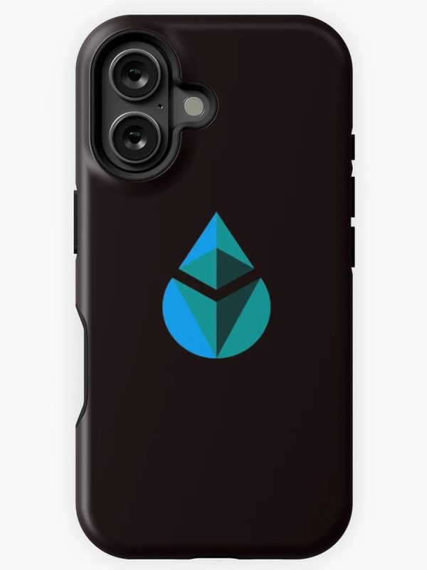 Lido stETH Crypto Logo iPhone Case